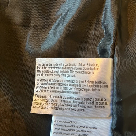 Michael Kors Black Belted Down Maxi Coat w/ Big Square Pockets GUC L - Picture 7 of 13